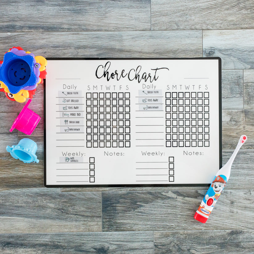 Chore Chart Whiteboard - Double
