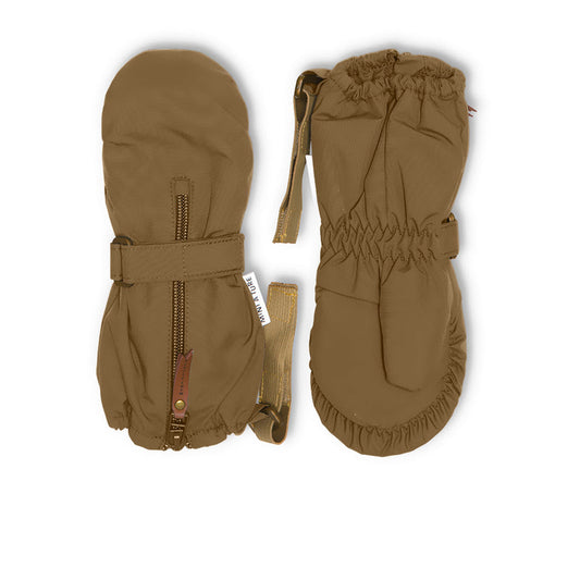 Cesar Fleece Lined Mitts - Wood