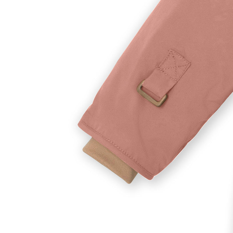 Wally Fleece Lined Winter Jacket - Wood Rose (4-6Y)