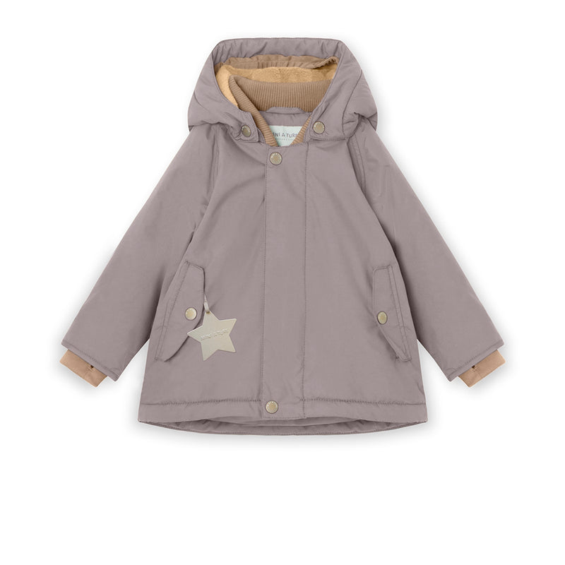 Wally Fleece Lined Winter Jacket - Zinc Purple (4-6Y)