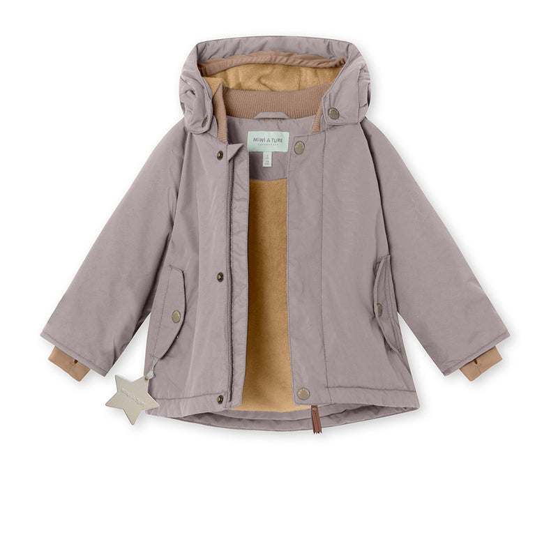 Wally Fleece Lined Winter Jacket - Zinc Purple (4-6Y)