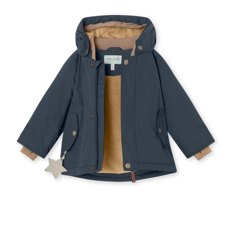 Wally Fleece Lined Winter Jacket - Blue Nights (4-6Y)