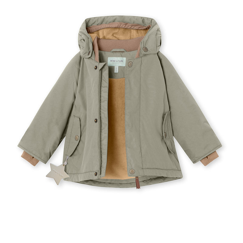 Wally Fleece Lined Winter Jacket - Vert (4-6Y)