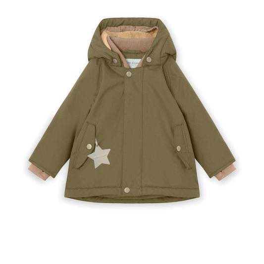 Wally Fleece Lined Winter Jacket - Capers Green (4-6Y)