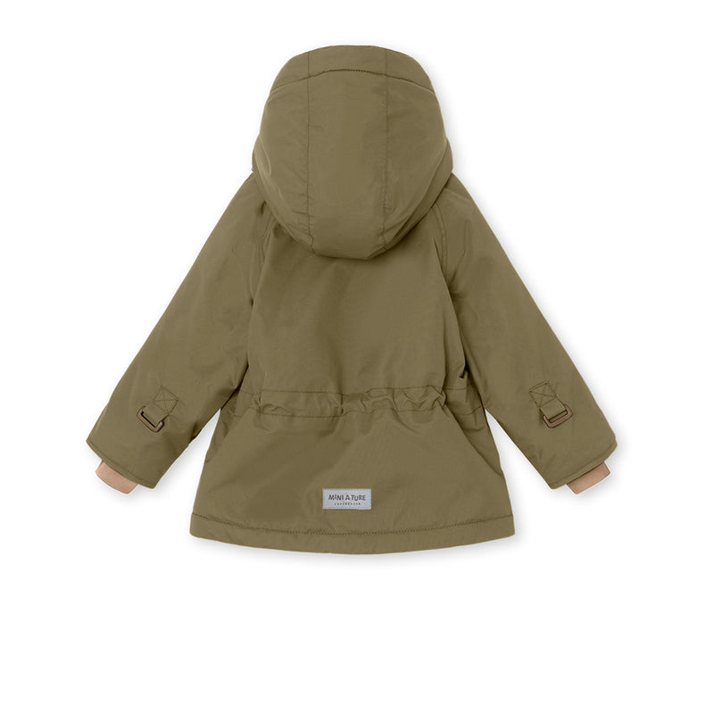 Wally Fleece Lined Winter Jacket - Capers Green (4-6Y)