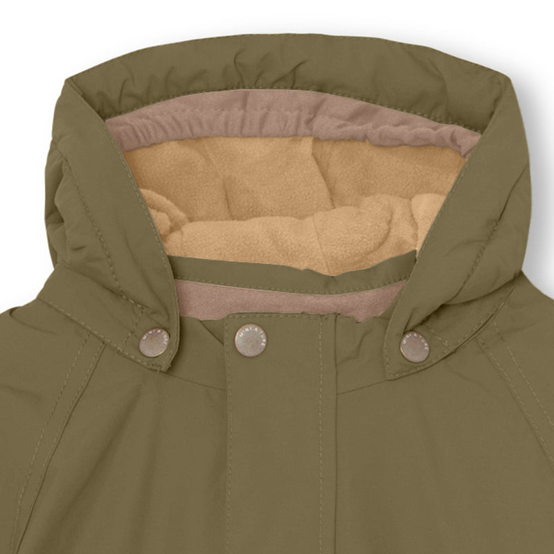 Wally Fleece Lined Winter Jacket - Capers Green (4-6Y)