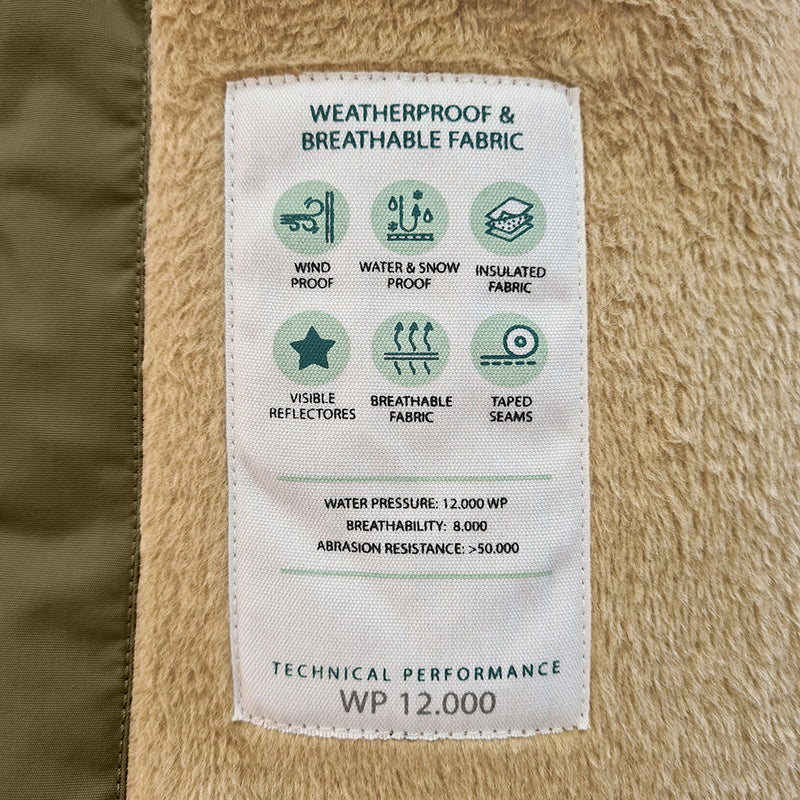 Wally Fleece Lined Winter Jacket - Capers Green (4-6Y)