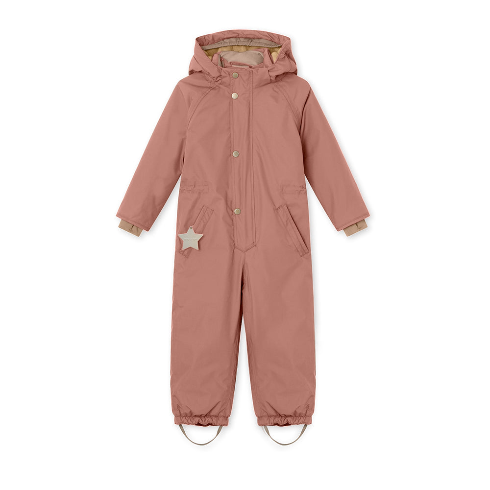 Wanni Fleece Lined Snowsuit - Wood Rose