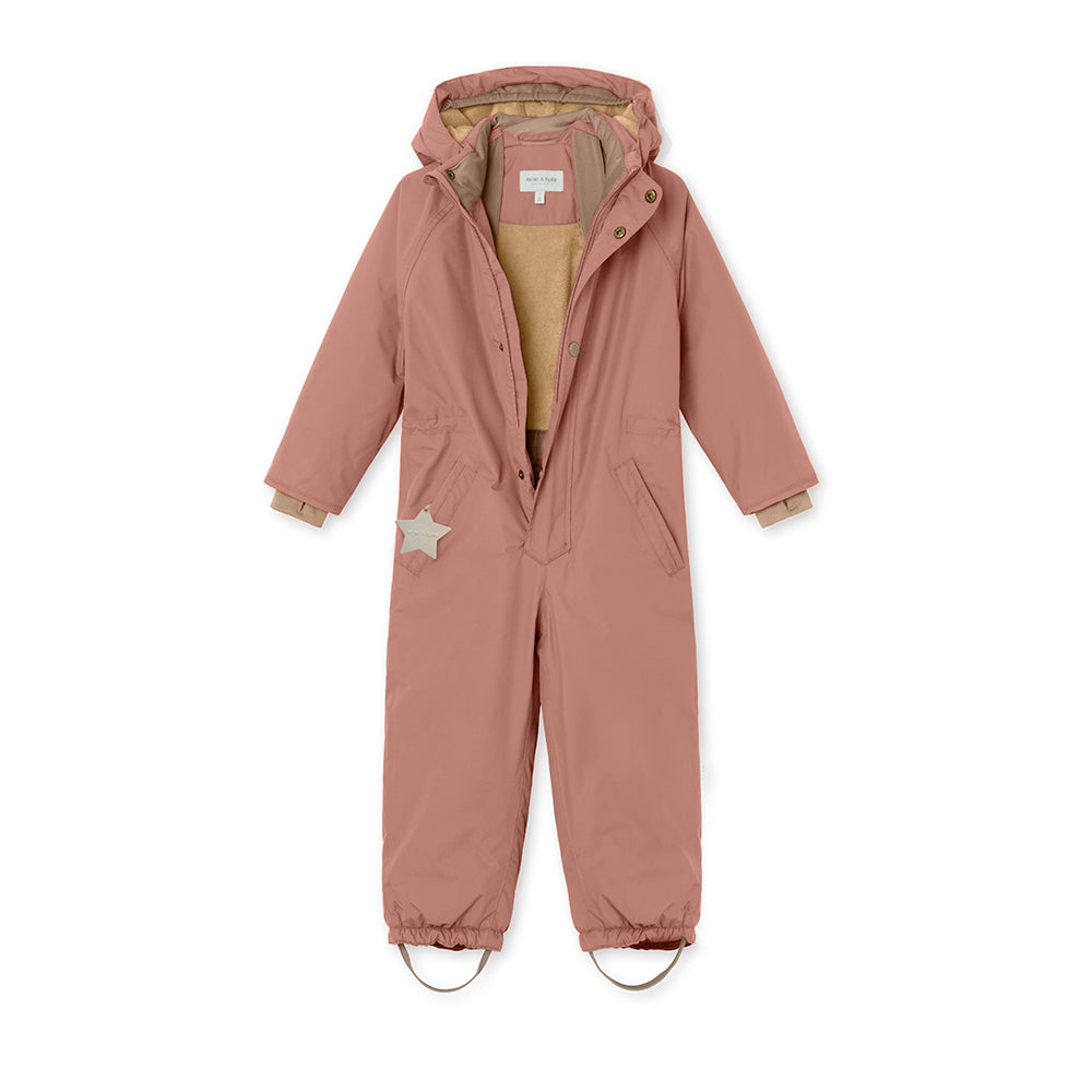 Wanni Fleece Lined Snowsuit - Wood Rose