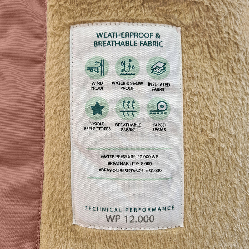 Wanni Fleece Lined Snowsuit - Wood Rose