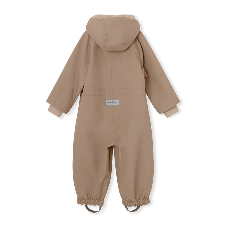 Wisto Fleece Lined Rainsuit - Pine Bark (6Y)