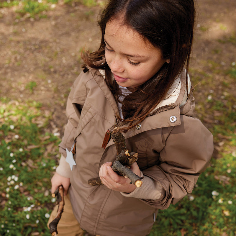 Valon Fleece Lined Jacket - Pine Bark