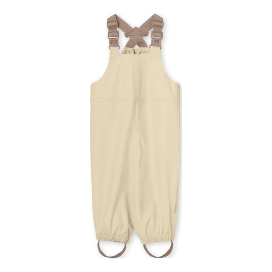 Rubi Suspender Rain Pants - Boulder Sand (4-6Y)