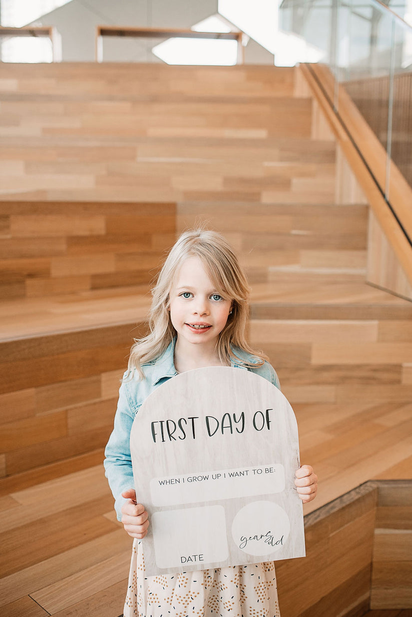 Reversible Back to School Erasable Arch Board