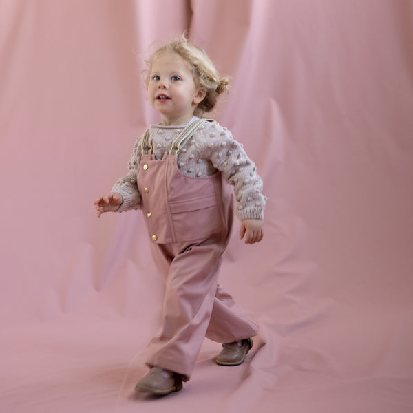 Dungaree Rain Pants - Crabapple