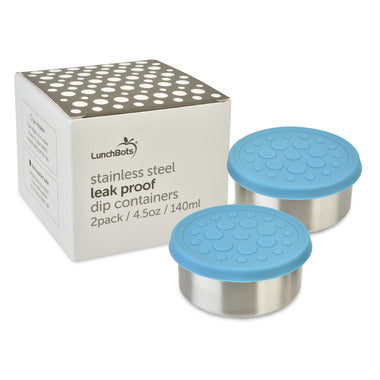LunchBot Dips (Set of 2, 2.5oz) - Aqua