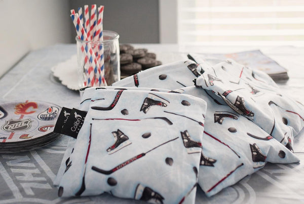 Hockey Reusable Snack Bag - Large