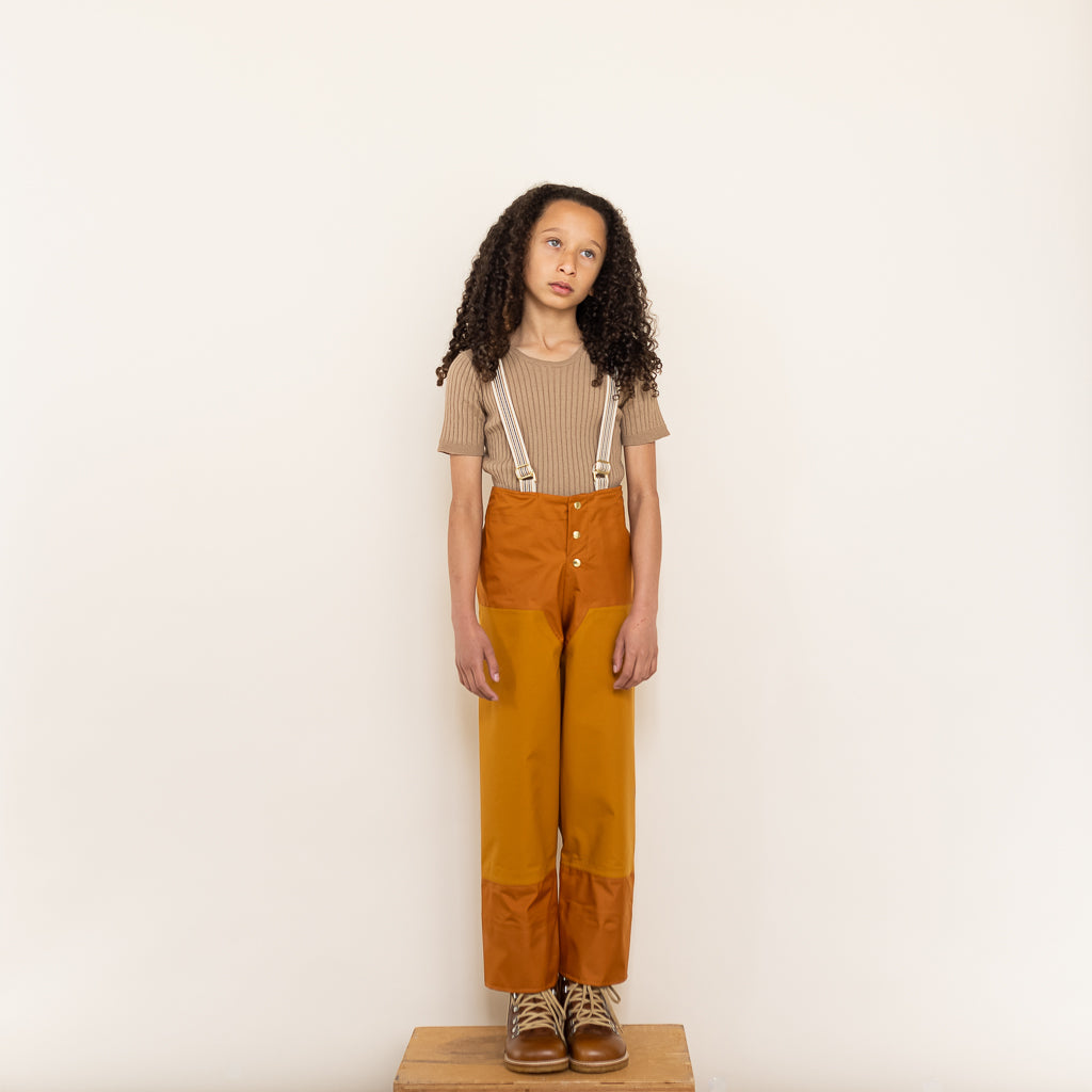 Patch Rain Pants - Red Oak-Acorn (4-6Y)