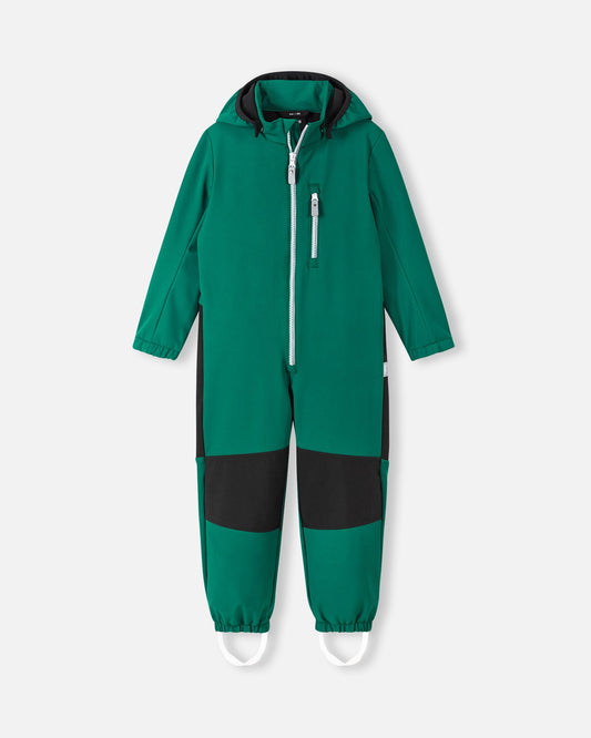 Nurmes Softshell Water-Repellent Outdoor Jumpsuit - Deeper Green
