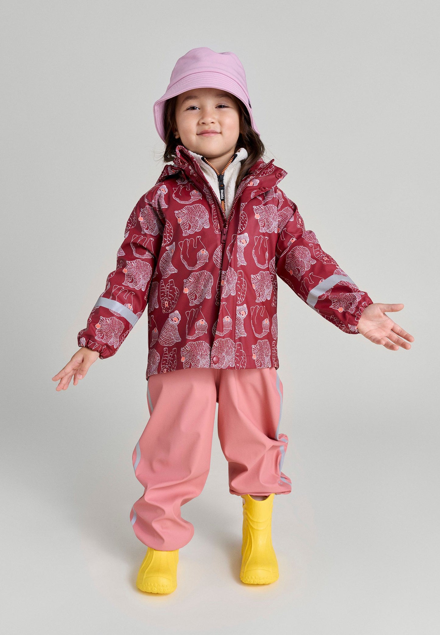 Lammikko Waterproof Rain Pants - Rose Blush