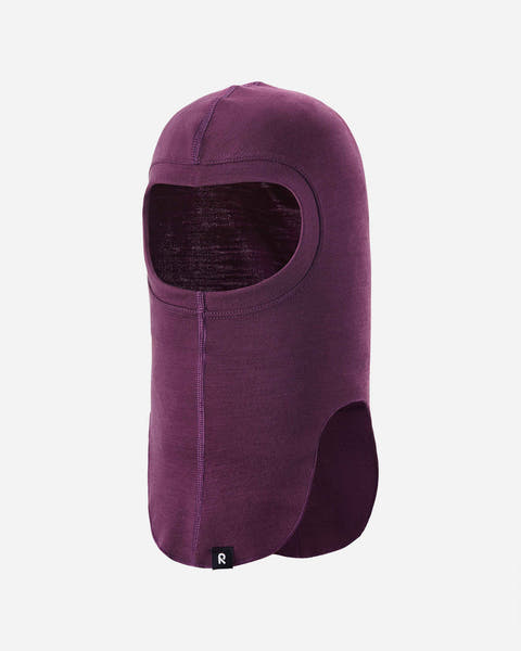 Aurora Merino Wool Base Layer Balaclava - Deep Purple