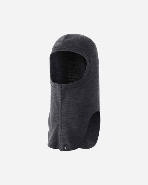 Aurora Merino Wool Base Layer Balaclava- Black Melange