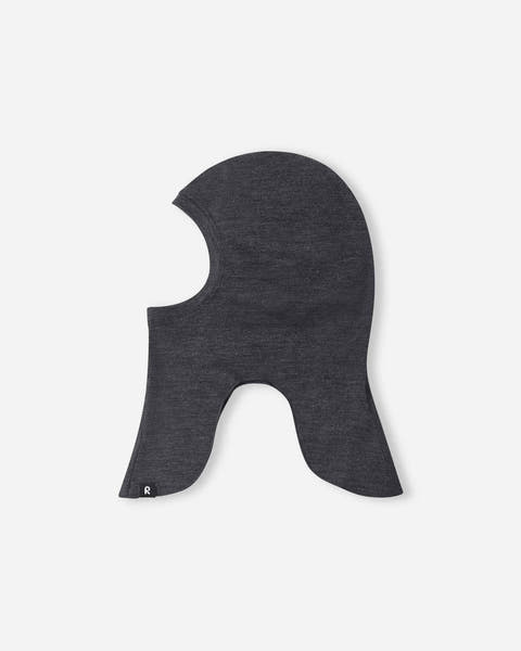 Aurora Merino Wool Base Layer Balaclava- Black Melange