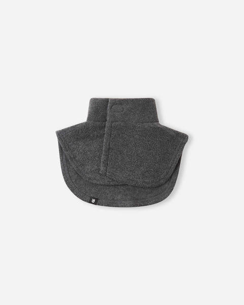 Kids' fleece neck warmer Legenda - Black Melange
