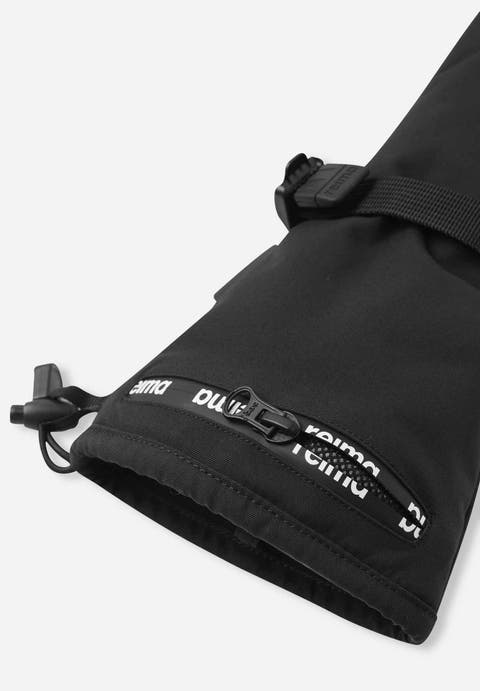 Snoukka Waterproof Reimatec Ski Mittens - Black
