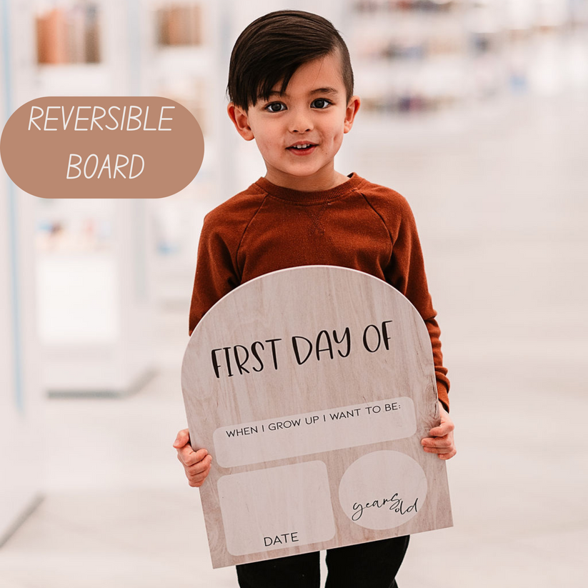 Reversible Back to School Erasable Arch Board