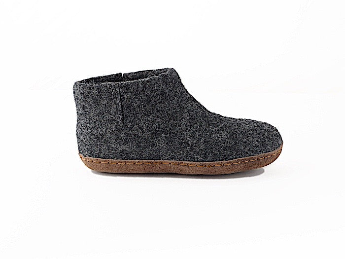 Carlyle Jr. Kids' Wool Felt Boot - Heather Charcoal (3/4)
