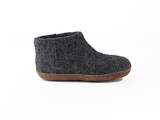 Carlyle Jr. Kids' Wool Felt Boot - Heather Charcoal (3/4)