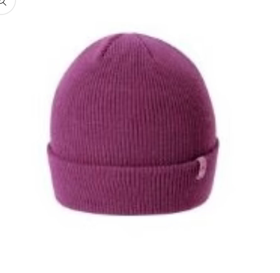 HWS Merino Wool Toque - Grape (Medium Rib)