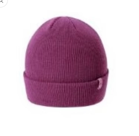 HWS Merino Wool Toque - Grape (Medium Rib)