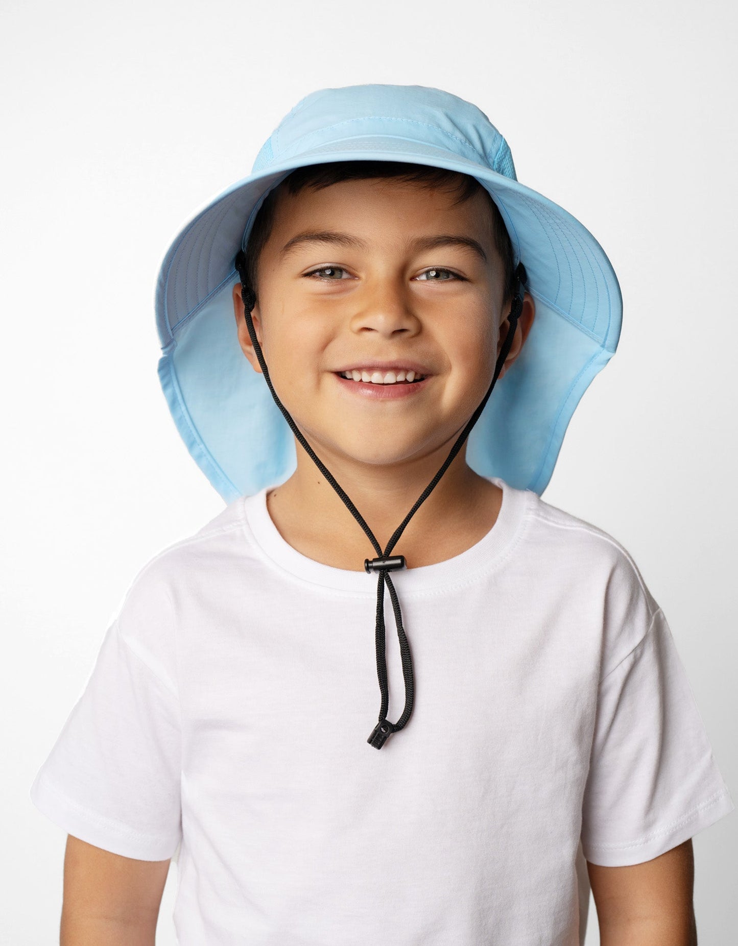 Kids Playtime UPF 50+ Sun Hat  - Light Sky Blue