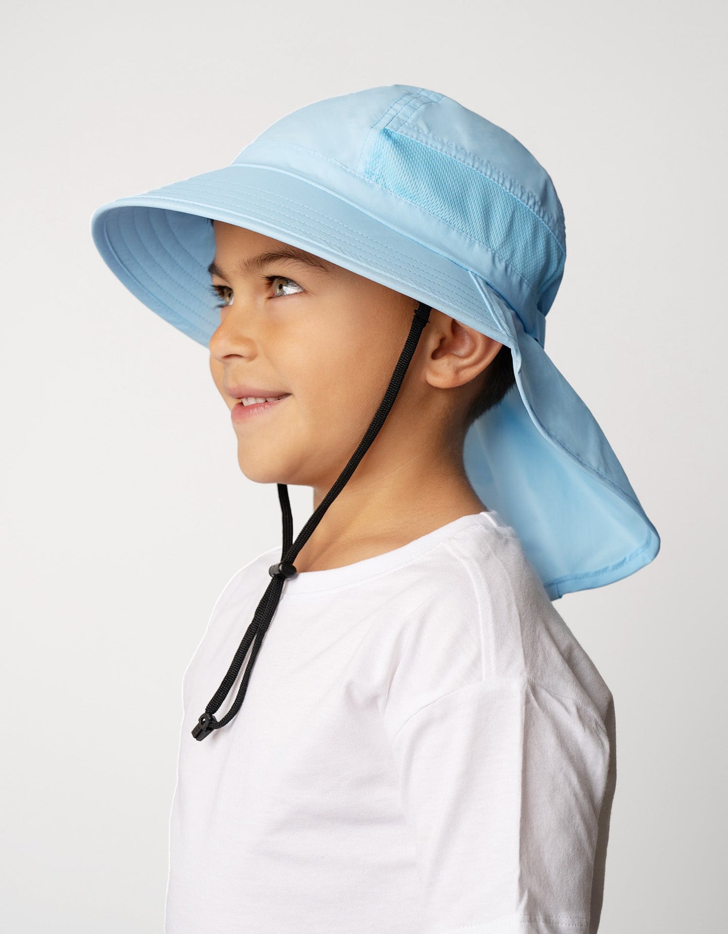 Kids Playtime UPF 50+ Sun Hat  - Light Sky Blue