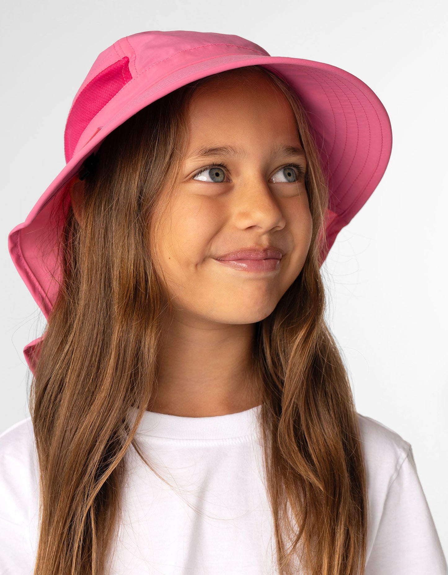 Kids Playtime UPF 50+ Sun Hat  - Fairy Floss Pink