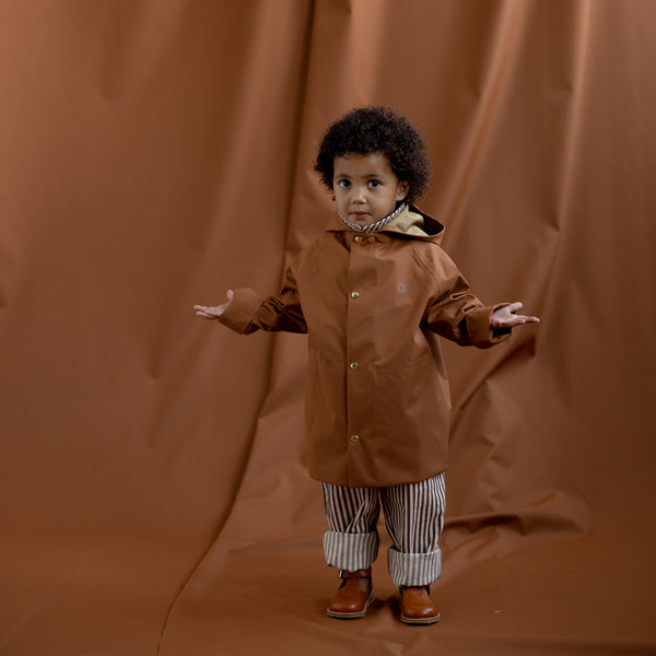 Midi Rain Coat - Rust (4-6Y)