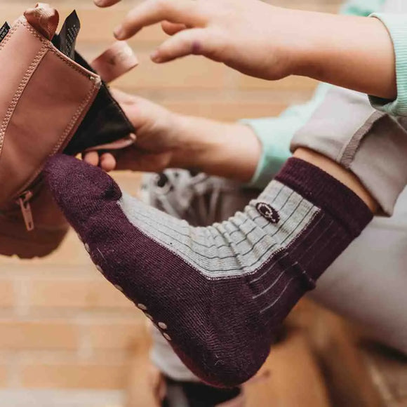 Merino Wool Midweight Kids - Berry