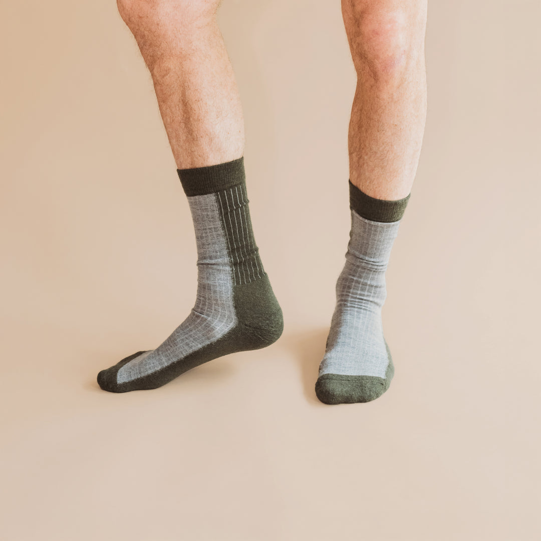 Merino Wool Midweight Adult Socks- Multipack 4-pack