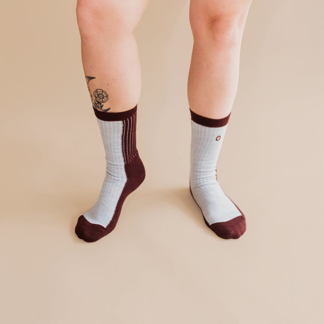 Merino Wool Midweight Adult Socks- Multipack 4-pack