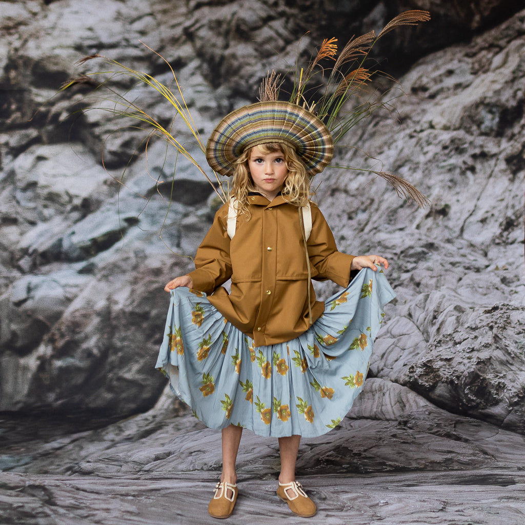 Parachute Rain Coat - Bark (4-6Y)