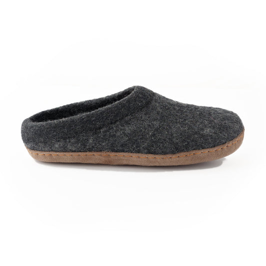 Slocan Jr. Kids' Wool Slipper - Heather Charcoal - Size 12/13