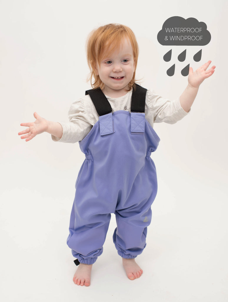 All-Weather Fleece Overalls - Iris (4Y)