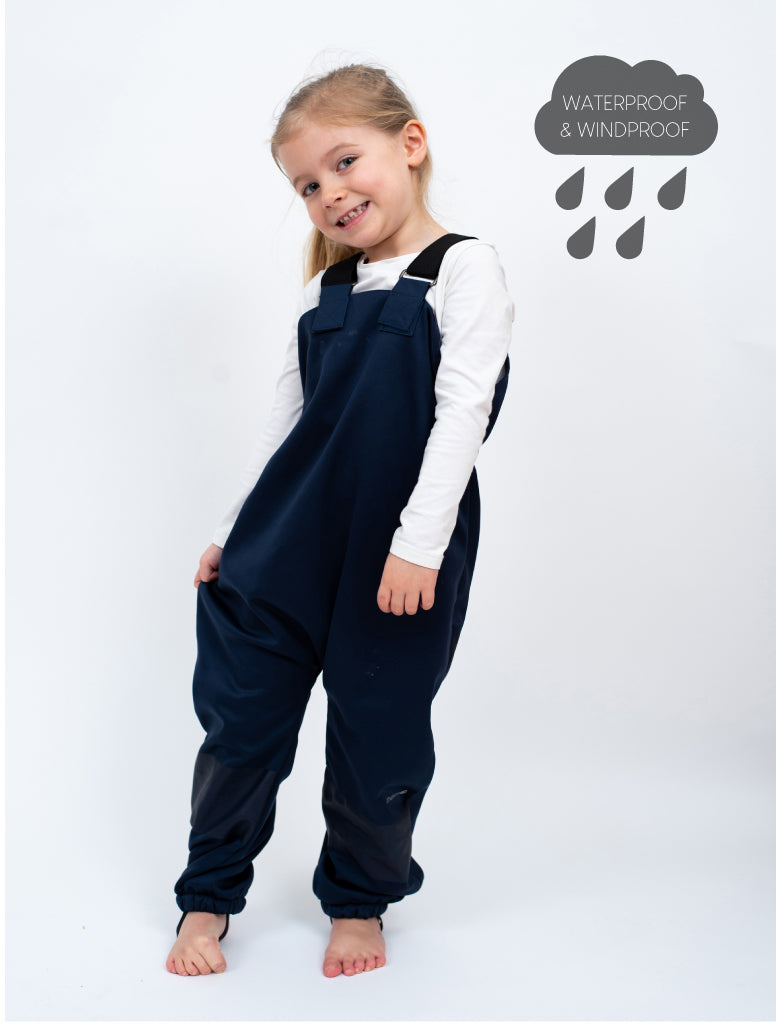 All-Weather Fleece Overalls - Navy (4Y)