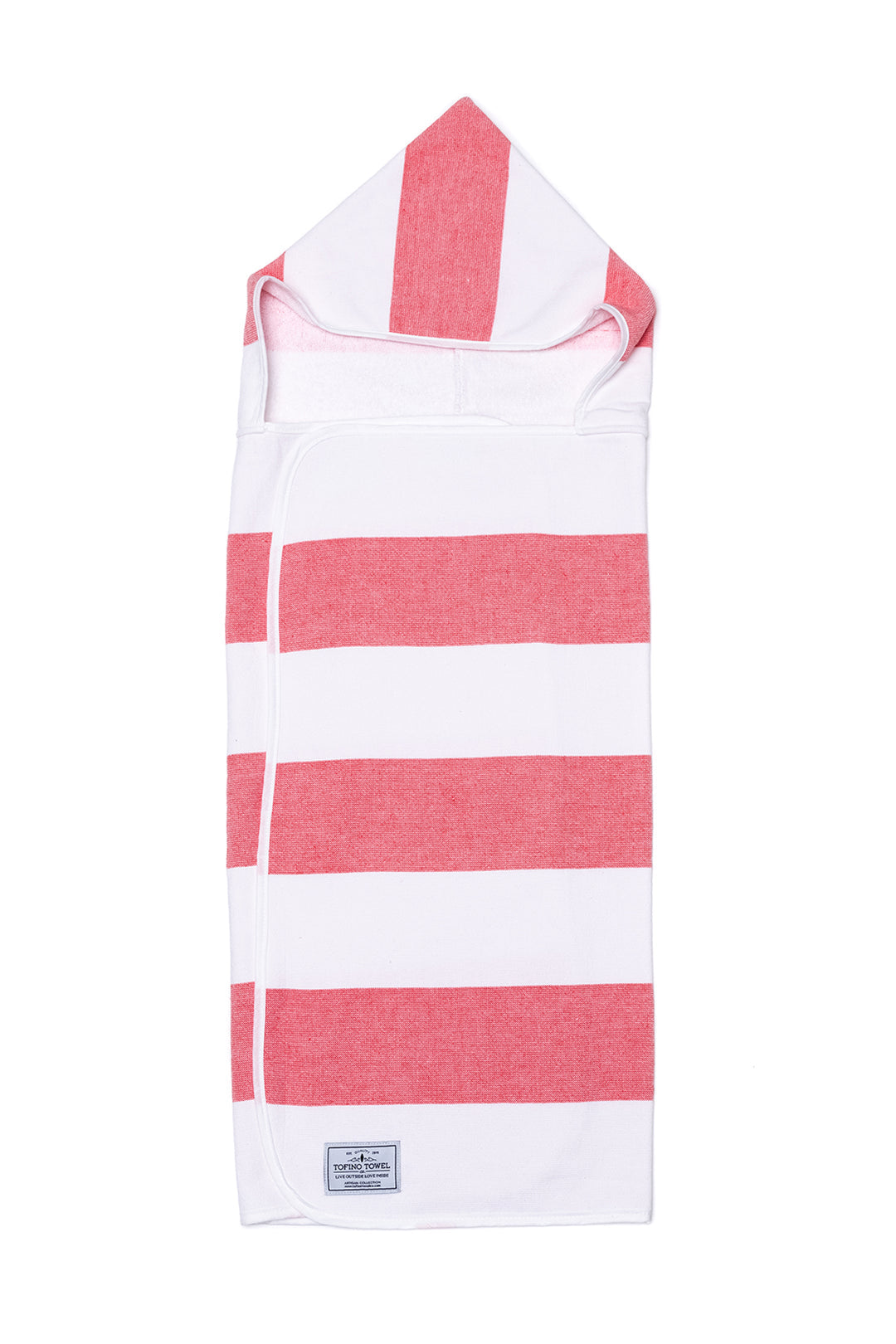 The Reel Kids Hooded Towel - Coral