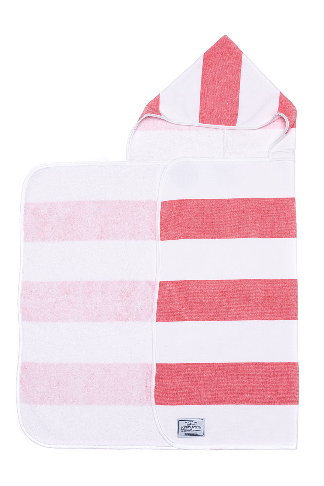 The Reel Kids Hooded Towel - Coral
