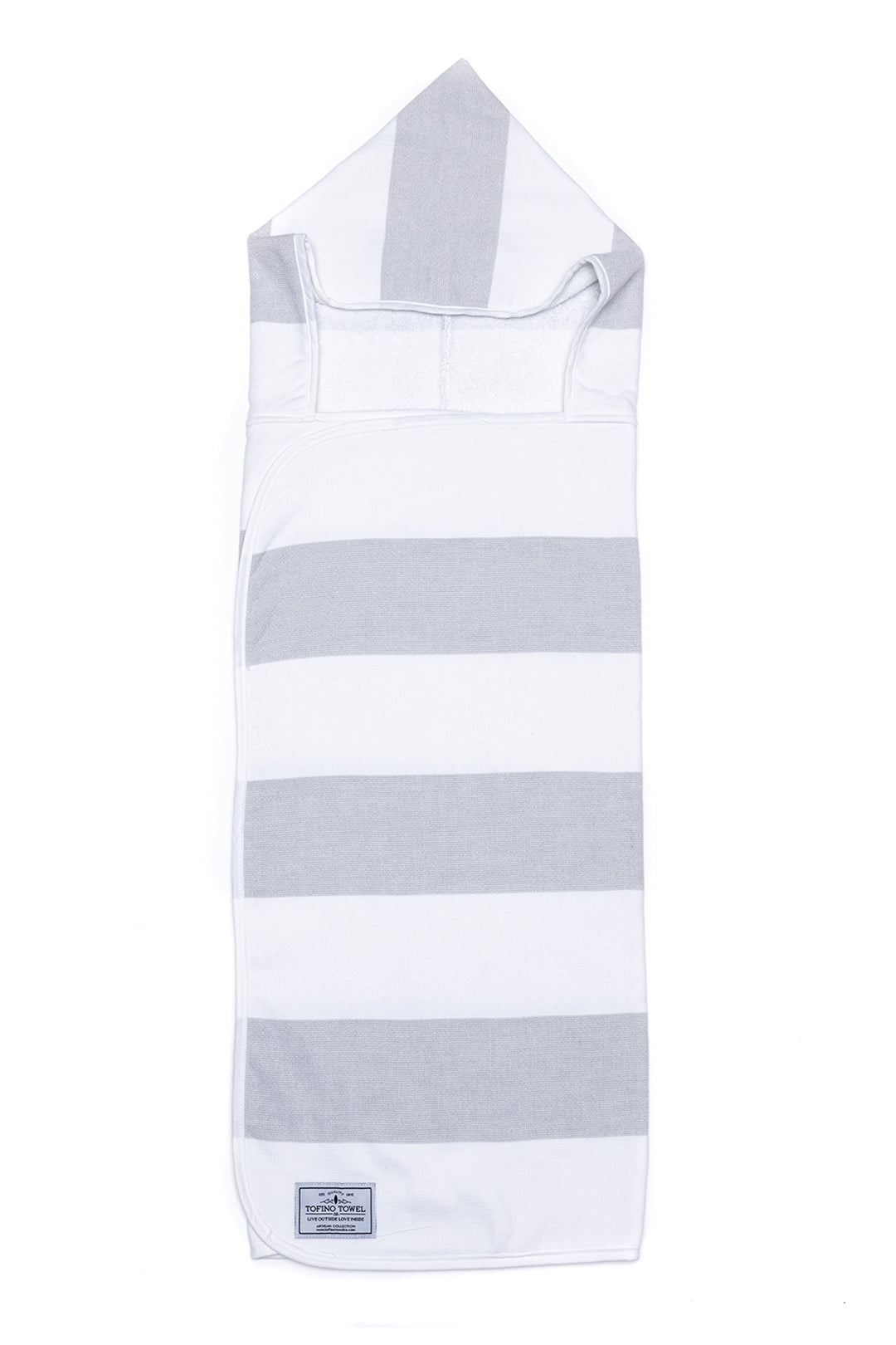 The Reel Kids Hooded Towel - Grey