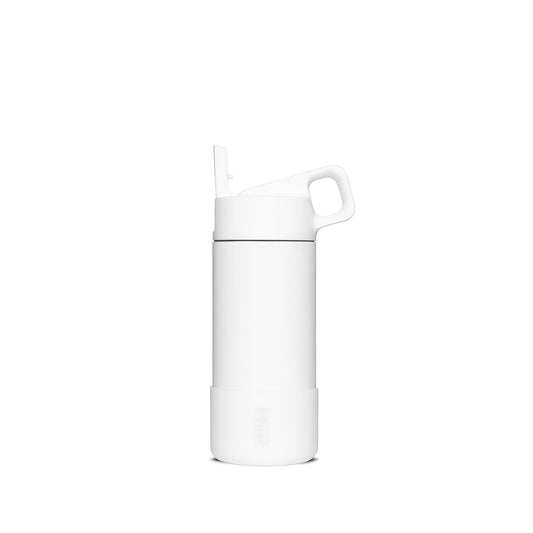 12oz Kids Water Bottle - White