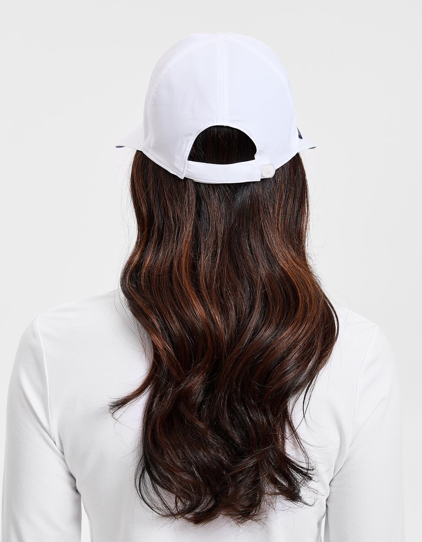 Reversible UPF 50+ Ultra Wide Brim Cap Adult - White/Navy